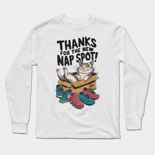 Cat in a box Long Sleeve T-Shirt